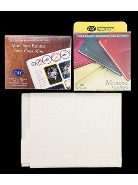Creative Memories Mini Tape Runner With Bonus Mounting Corners & Foam Squares